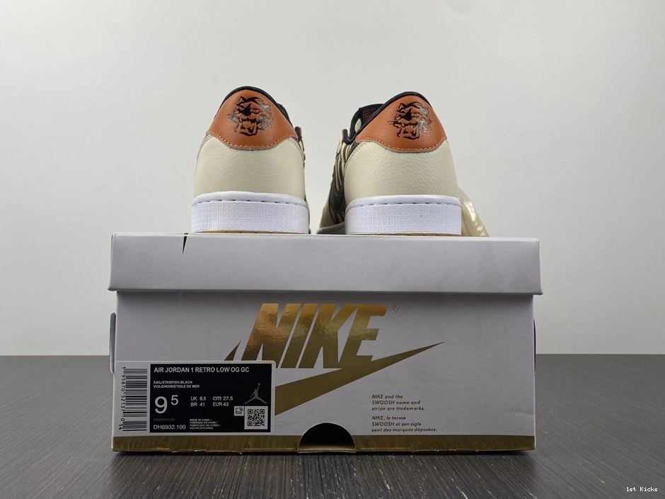 of the 1 Low Tiger Year Jordan OG DH6932-100 - 1219